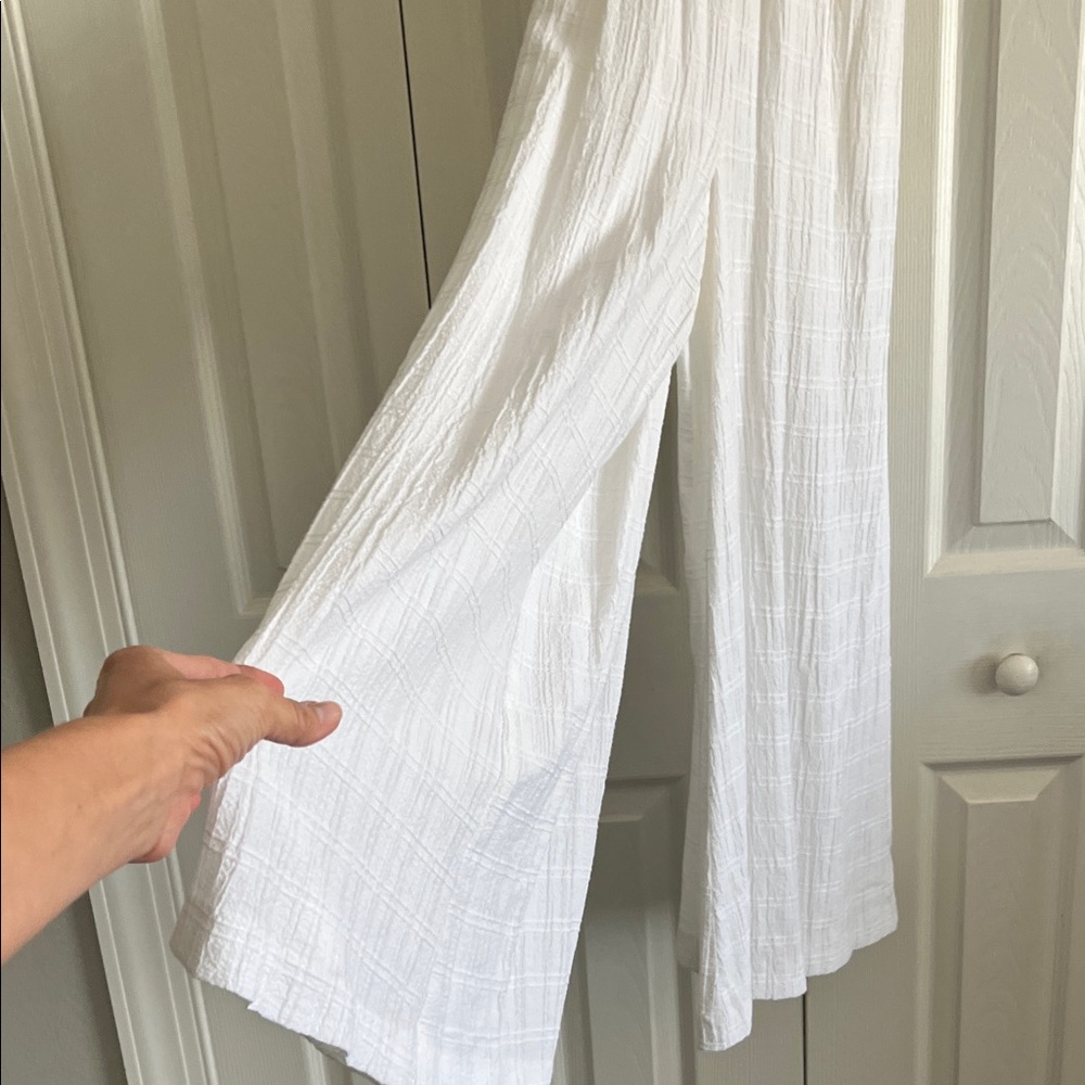 Calvin Klein Textured White Fabric